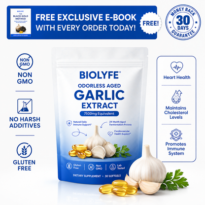 Aged Garlic Extract - 7500mg Odorless Softgels