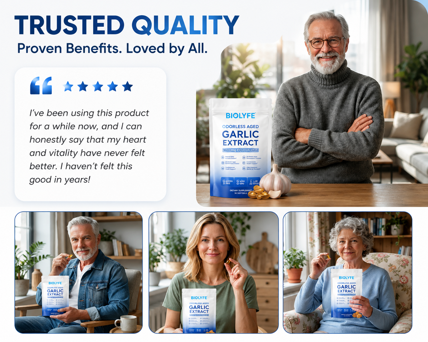 Aged Garlic Extract - 7500mg Odorless Softgels